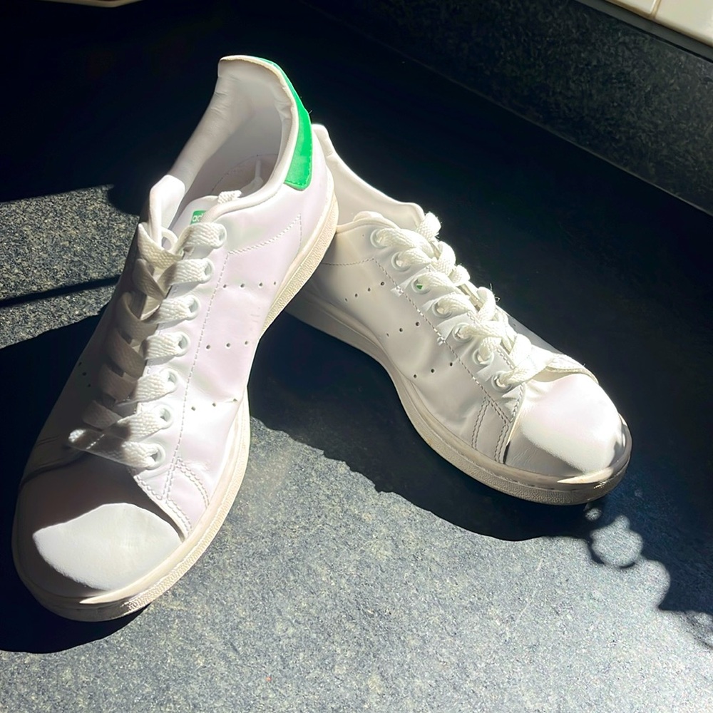 Adidas Stan Smith Green & White Sneakers